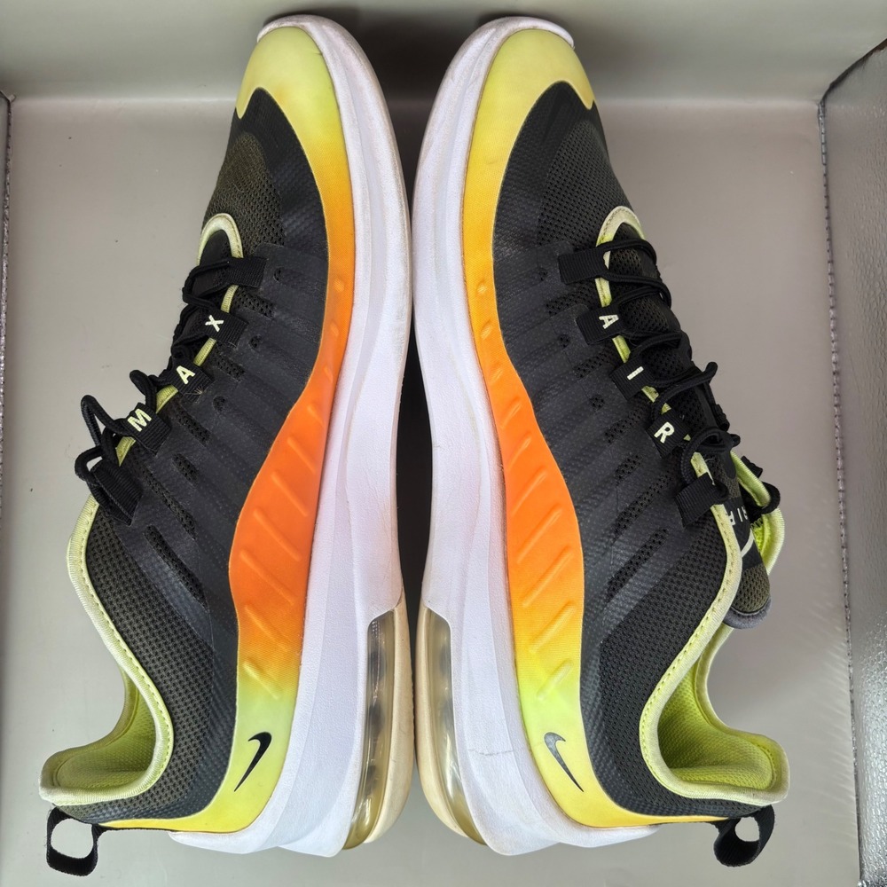 Nike Air Max Axis Mens Black Volt Orange Running Shoes AA2148-006 Size 12 - Picture 5 of 7